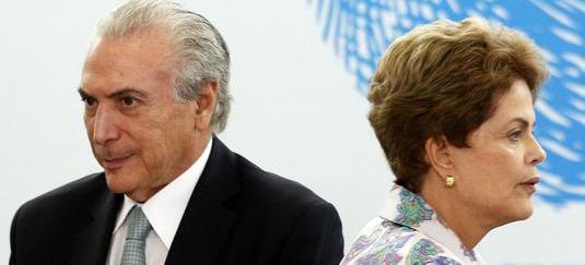 temer e dilma